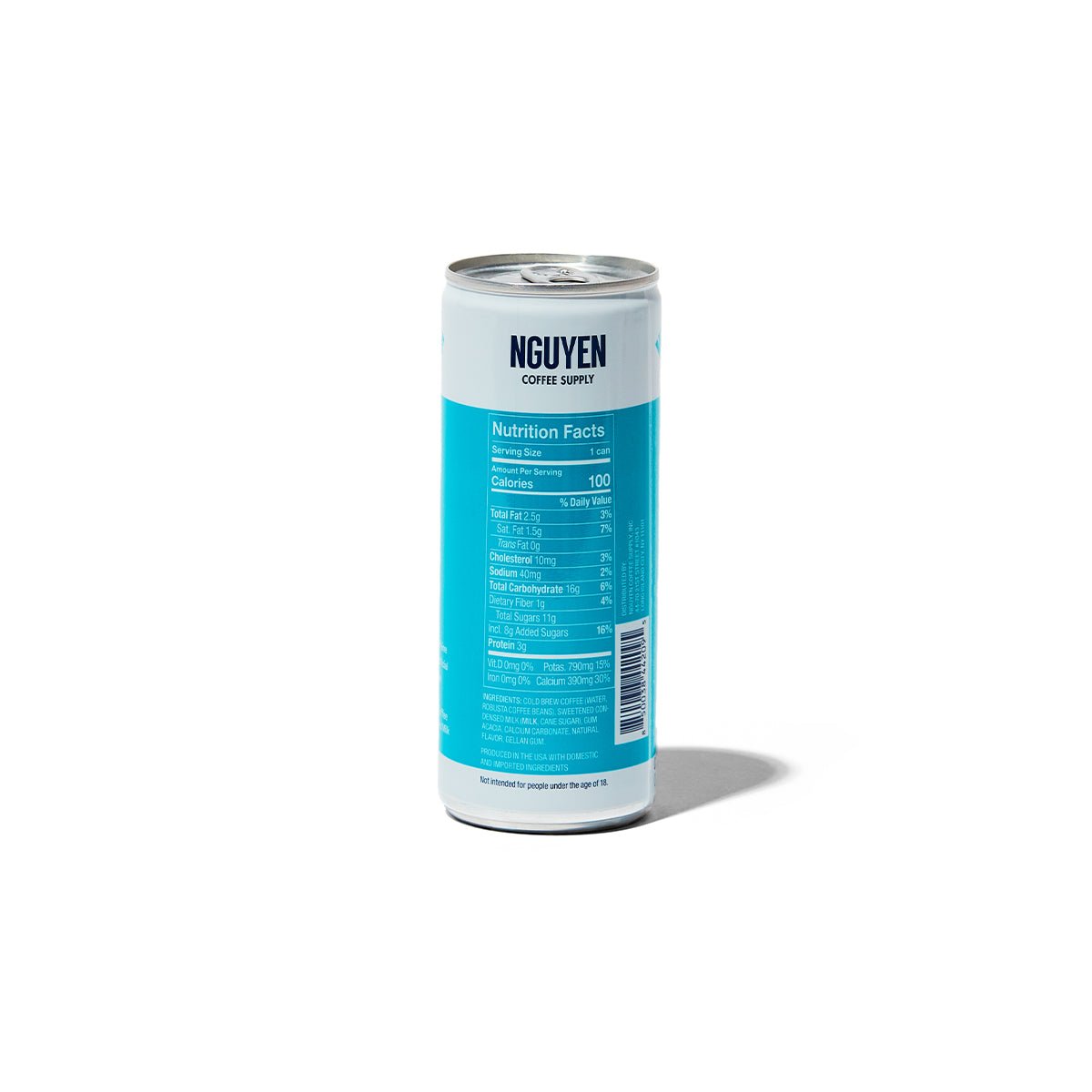 Vietnamese Coffee RTD can with condensed milk latte nguyen coffee supply