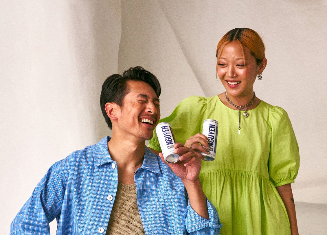 drink canned vietnamese coffee 