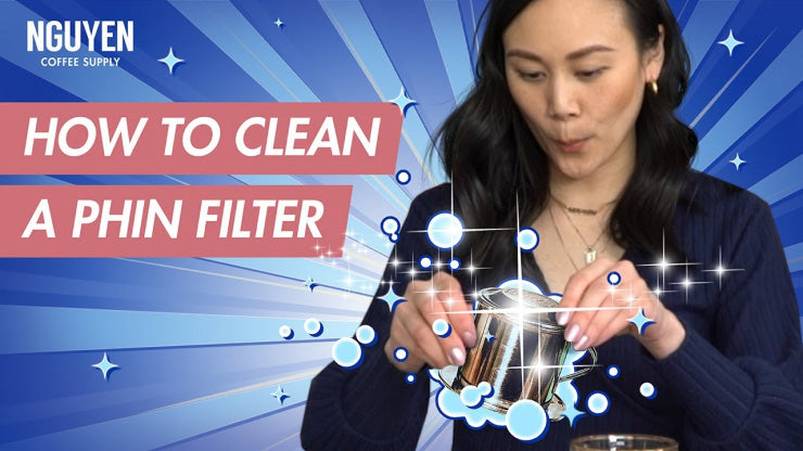 How do you clean and take care of a phin filter? Follow our visual guide on how to maintain and care for your phin filter so that it lasts a lifetime. Hand washing recommended!