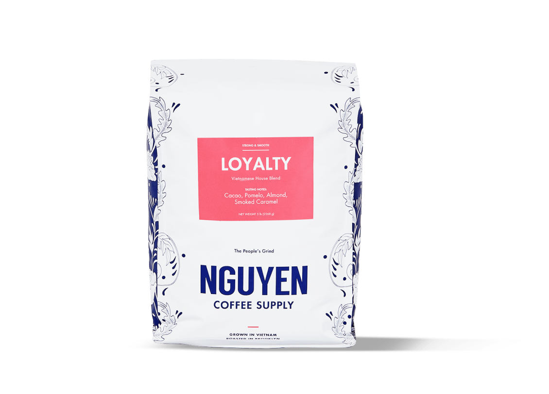 loyalty robusta arabica 5lb pack front