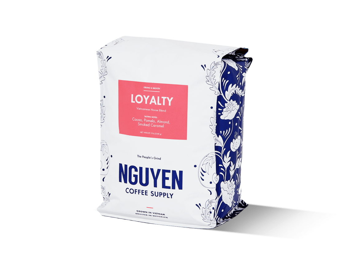 loyalty robusta arabica 5lb pack side