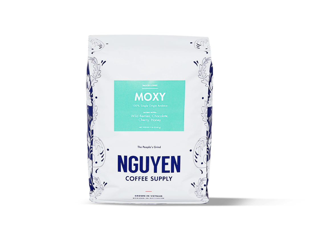 moxy arabica 5lb pack front