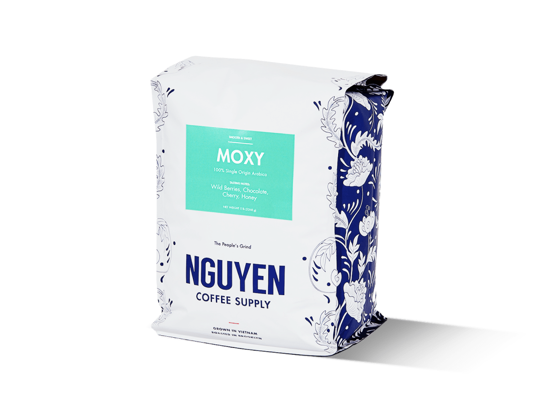 moxy arabica 5lb pack side