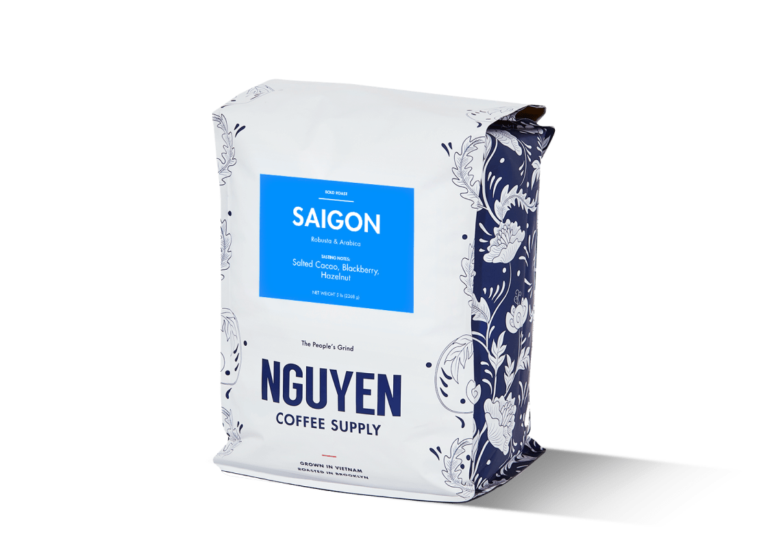 saigon arabica robusta 5lb pack side