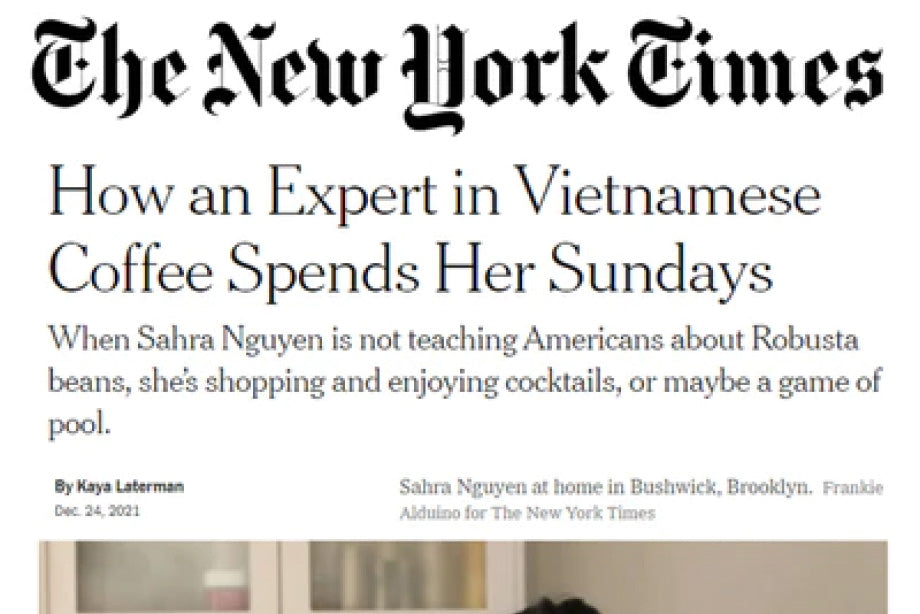 new york times vietnamese coffee sunday routine sahra nguyen