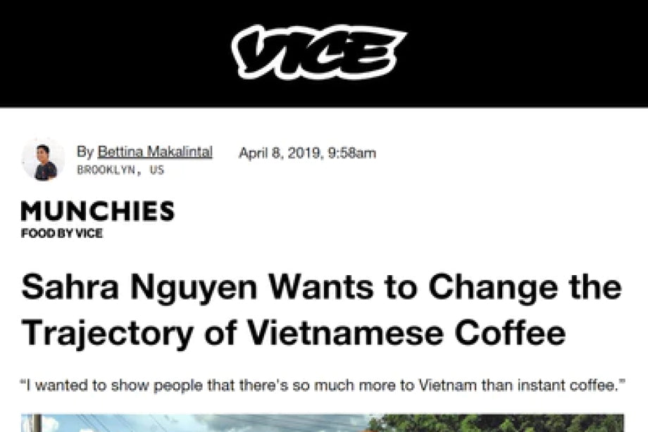 best vietnamese coffee phin drip maker brooklyn sustainable ethical direct trade coffee woman lowned roaster specialty arabica robusta how to make vietnamese coffee southeast asian coffee single origin vietnam vietnamese asian asian american entrepreneur vice